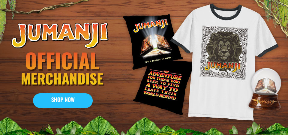 jumanji official merchandise shop now